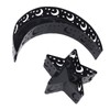 Ramadan Dessert Tray Iron Reusable Large Capacity Moon Star Shaped