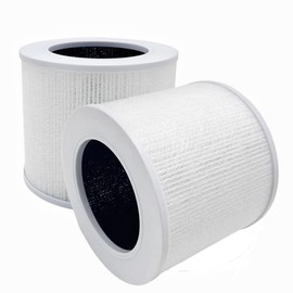 HOSECES Core Mini Replacement H13 True HEPA Filter Compatible with LEVOIT Core Mini Air Purifier, 3-in-1 High Efficiency Core Mini-RF Replacment Filter 2 Pack, Improving Air Quality