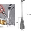 Natiform 3pcs Stainless Steel Brush Skillet Washing Kitchen Skill