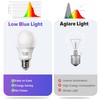DALUXshop Amber Sleep Light Bulbs, Blue Light Blocking, A19 3W(40