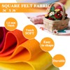Burgundy Felt Fabric 36" X 36"(1 Square Yard), 1.6mm Thick