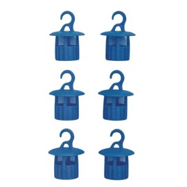 2.5" H Bottle Insect Fly Traps - Set of 6 Blue (Fits Standard 2 Liter Bottles)