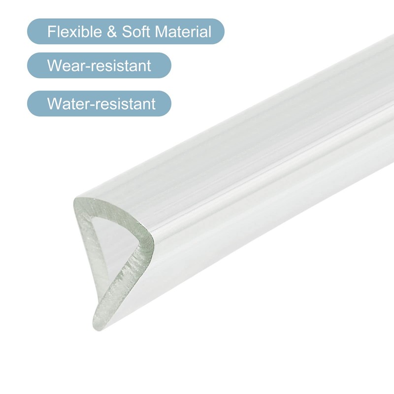 sourcing map U Channel Edge Strips 4.9ft Length Rubber Protection