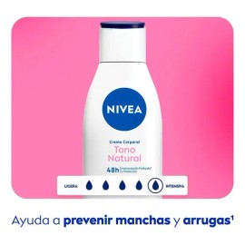 Crema corporal NIVEA Tono Natural UVA/UVB 220ml