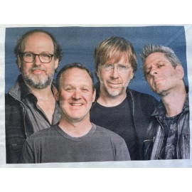 1 Phish Band Quilt Block  " Sewing Square Singing Group Music Rock N Roll