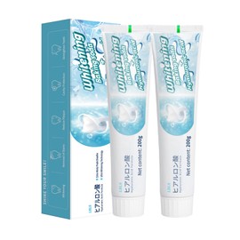 Baking Soda Whitening Toothpaste (2PCS) Fresh Mint Flavor - removes Yellowing and Stains, freshens Breath, cleanses Mouth to Promote Gum Health