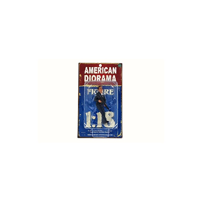 Police Officer II Figure For 1:18 Scale Models by American