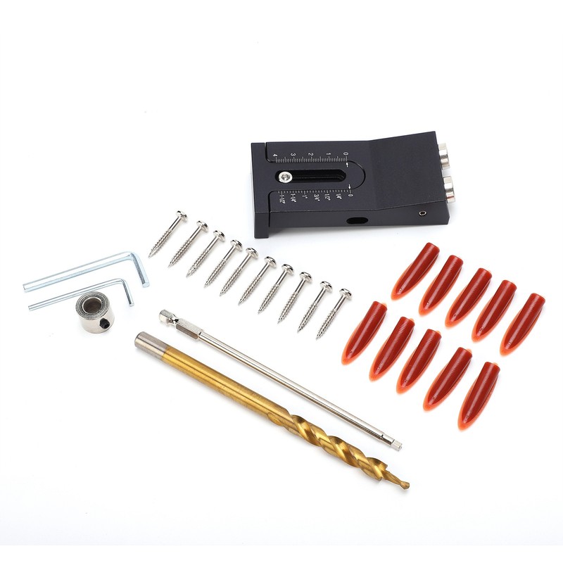 2‑Hole Drilling Guide Locator 15 Degree Positioner Tools Kit for