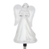 Solar Wholesale 1053-2 A Set of Two Frosty Praying Angels