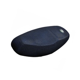 Motoforti XL Heat Resistant Breathable Saddle 3D Mesh Cover Black Blue Long-lasting