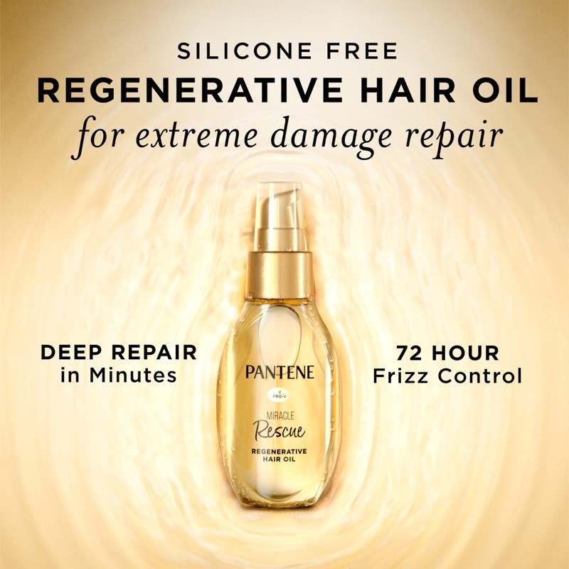 Pantene Miracle Rescue Regenerative Hair Oil - 2.0 FL Oz