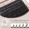 MOTIBACK 380pcs 200D lash extension set