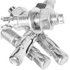 AHC K-ZYTB1280B5 M12 x 80 mm Through Bolts - Zinc