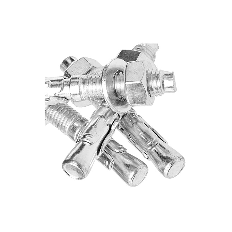 AHC K-ZYTB1280B5 M12 x 80 mm Through Bolts - Zinc