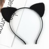 Naichuo Women Girls Furry Cat Ears Headband, Fluffy Hair Hoops