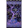 India Arts Tree of Life Tab Top Curtain Drape Panel