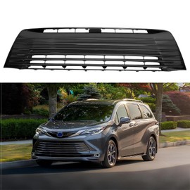 Primed Front Bumper Face Bar Grilles Fits for 2018-2020 Toyota Sienna Replacement of 5310208020 TO1036191