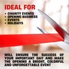 Red Ribbon Cutting Ceremony Kit – 25" Giant Scissors for