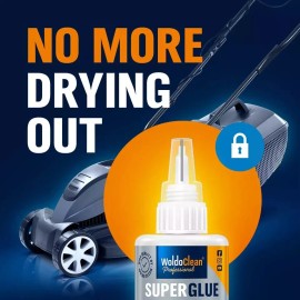 WoldoClean Super Glue for Metal and Stainless Steel 25g - for instant strength, waterpro...