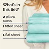 CGK Linens Twin XL 4 Piece Sheet Set - Cooling