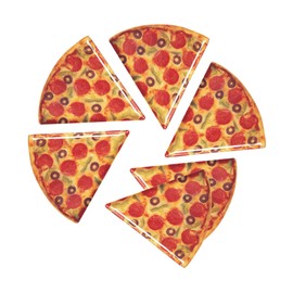 Supreme Housewares 9 Inch Melamine Pizza Plates, Set of 6