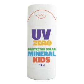 Protector Solar Mineral En Barra Uv Zero Para Niños Fps 50 18gr