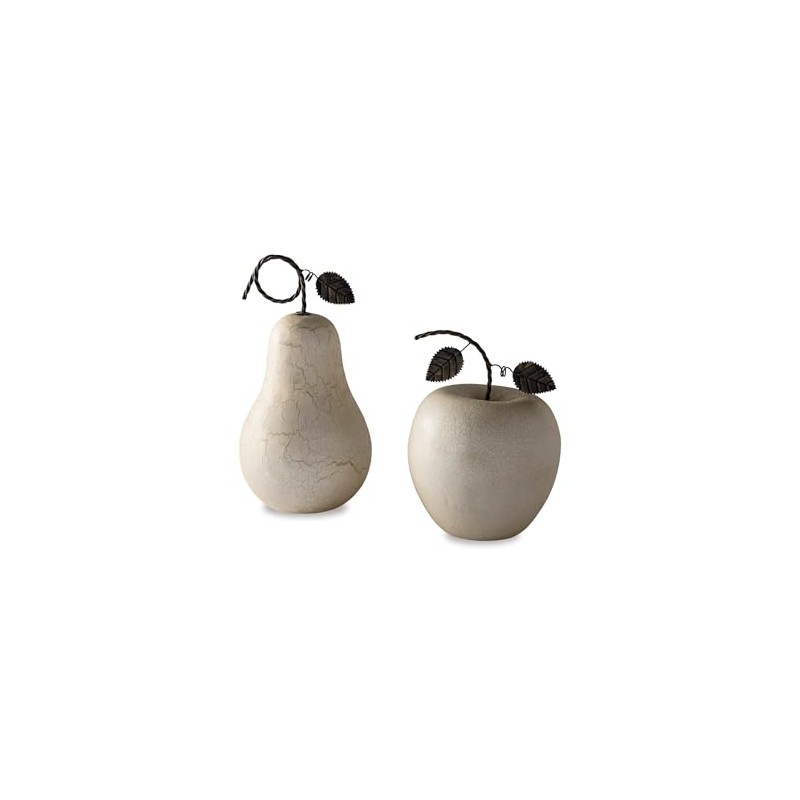 Signature Design by Ashley Bidelia 2 Piece Metal Apple Fruit