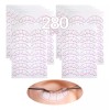 Veraly 280 Parches Guía Extensión Pestañas Aplicación Lashes Ojos F
