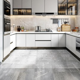 6 x 9 ft Clear Area Rug, 60 mil Padded Office Plastic Floor Mat, 72" x 108" Waterproof Vinyl Rugs for Kitchen, Large Transparent Carpet Pad for Dinning Room, Living Room