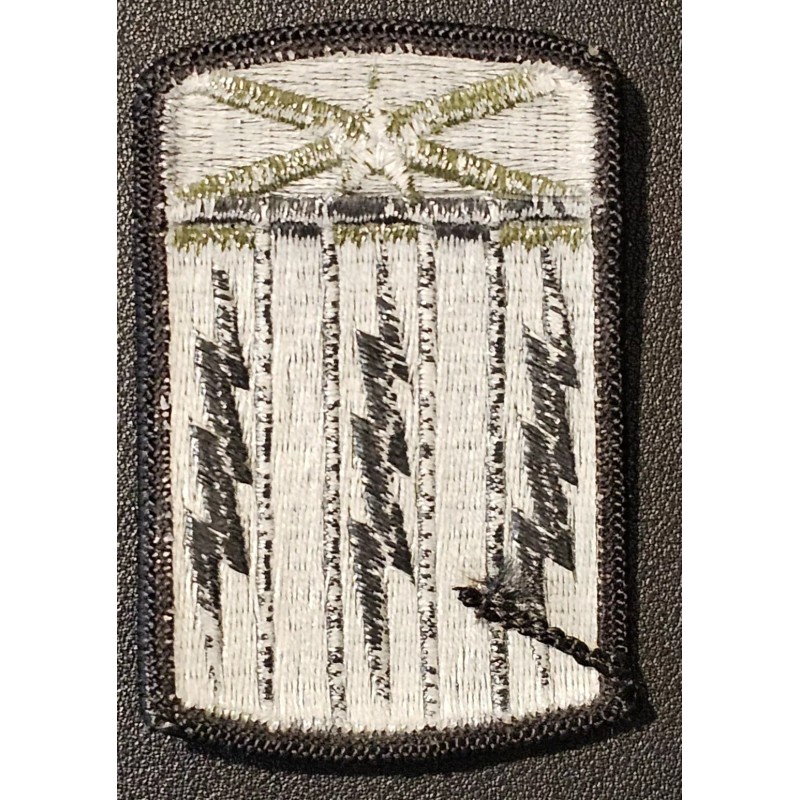 Army Patch: 53rd Signal Brigade - Subdued for Iron or