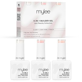 Mylee 5 in 1 Builder Base Strengthening Gel Trio 3x15ml (Just Peachy)