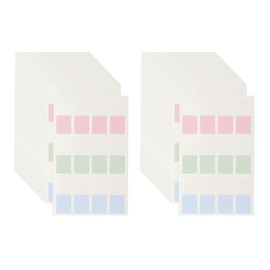 PATIKIL Clear Index Sticky Tabs, 240 Pcs Small Transparent Sticky Notes Bookmarks Planner Stickers Page Tabs for Office Notebooks File Folder Ledger Book, Morandi 3 Colors