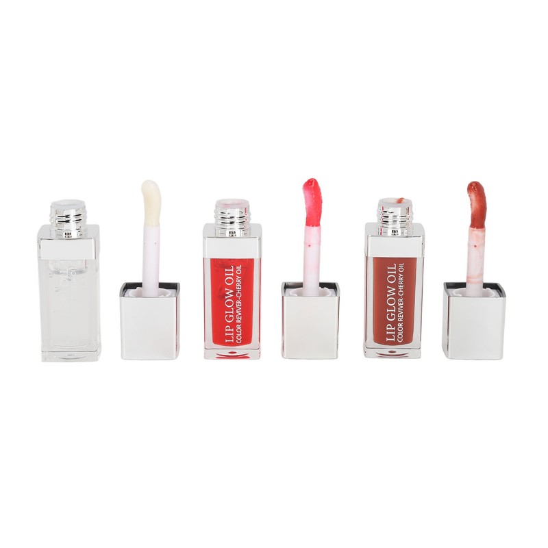 3pcs Plumping Lip Oil Set Long Lasting Hydrating Nourishing Glossy