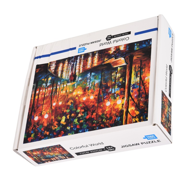 1000 Pcs Puzzle Creative Entertainment Strong Puzzle Walking in The