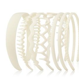 TELAIN 7 Pieces Hairbands Ladies, Various Designs, Elastic Stretch Hairbands, Soft Fabrics, For Birthday And Parties