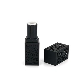 5pcs 75mm DIY Hollow Lipstick Tube Lipstick Tube Lipstick Container Refill Container Empty Lipstick Container Carved Reusable Lipstick Refill Container Containers Storage Containers (Empty Containers)