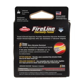 Berkley FireLine® Superline, Smoke, 2lb | 0.9kg, 50yd | 45m Fishing Line, Suitable for Freshwater Environments
