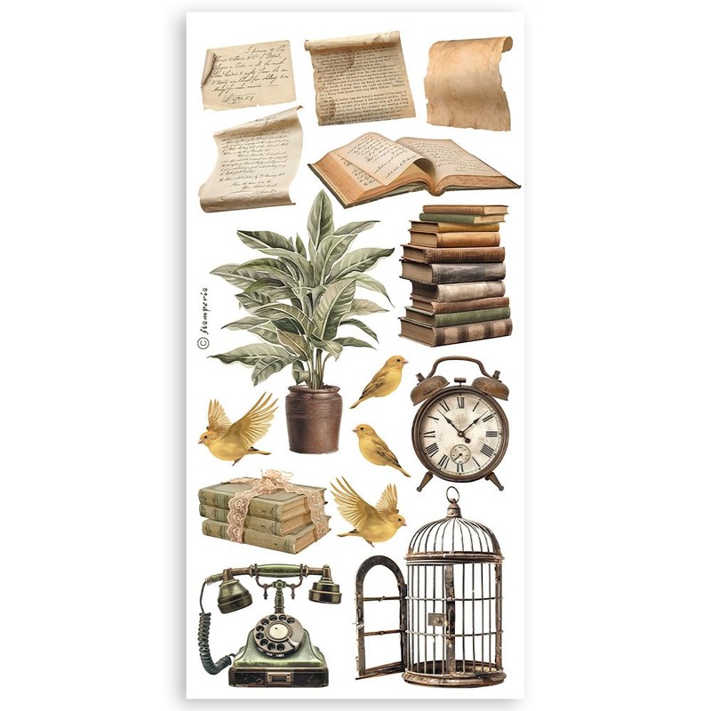 Stamperia SBBCT01 Paper Cut Outs, Multi-Colour, 15 x 30.5 x