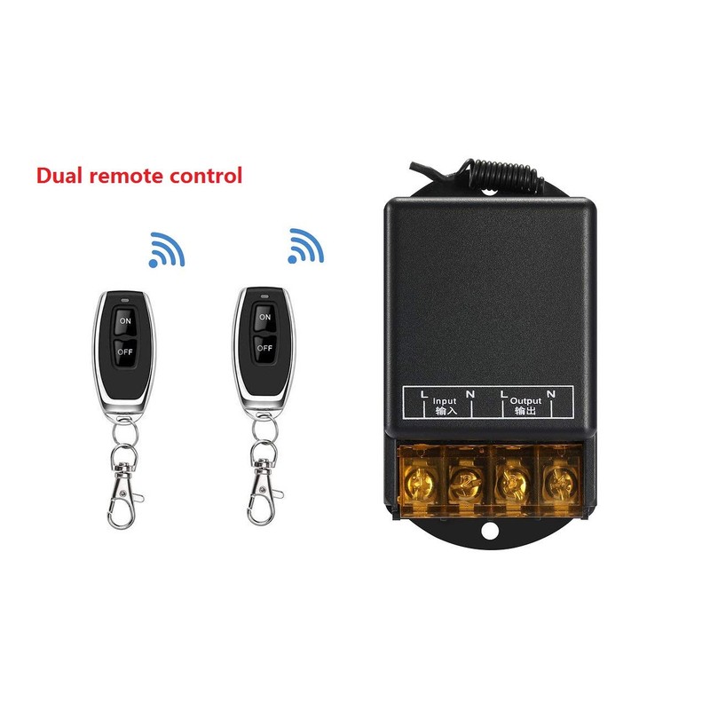 Wireless Remote Switch,110V/120V/240V /30A Relay Wireless RF Switch for Household