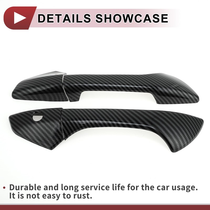 HEROFFIX 1Set Car Door Handle Cover for Honda Accord 2008-2012