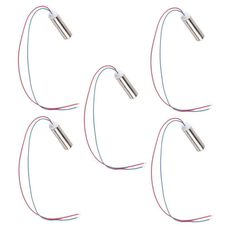 Miniature Vibration Motor Waterproof Motar 5V Iron Plastic 5pcs 14500RPM