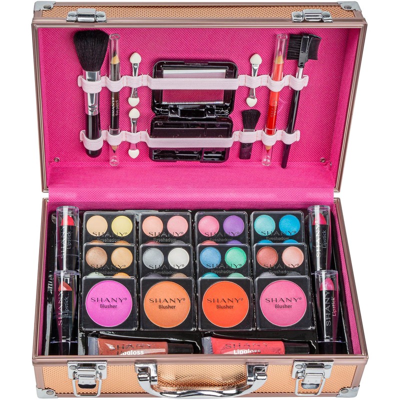 SHANY Carry All Makeup Train Case with Pro Teen Makeup