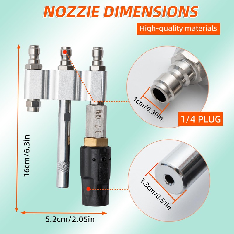 CulinaryEdge M5 Long Reach Nozzle Swivel Fitting, 0 to 60°