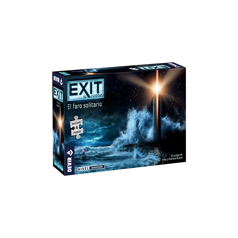 Devir BGEXITPZ2 Exit. Escape Room xit Puzzle: The Lighthouse Solitaire,
