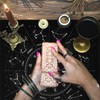 jojofuny Altar Tarot Tablecloth 12 Constellation Pentagram Tapestry Astrology Divination