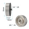 CAMVATE 3/8"-16 Female to 1/4"-20 Male Adapter for Tripod and