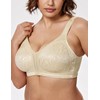 WingsLove Women's Full Coverage Plus Size Everyday Bra Minimizer Wireless