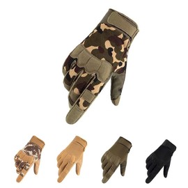 HYCOPROT Mens Full Finger Utility Gloves Airsoft Breathable Lightweight Screen Touching for Shooting Cycling Rock Climbing Outdoor Sports