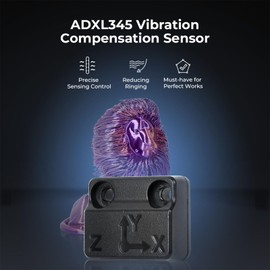 Creality ADXL345 Sensor de compensación de vibraciones para Ender-3 V3 KE, control de detección preciso, reduce el timbre para impresión 3D de alta calidad