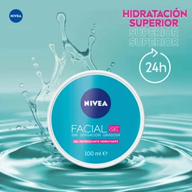NIVEA NIVEA Facial Refreshing and Hydrating Gel with Hyaluron - (Pack of 3) 100 mL each